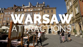 10 Top Tourist Attractions in Warsaw [upl. by Euphemie937]