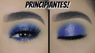 Maquillaje Azul Dramático  PRINCIPIANTES [upl. by Anihc]