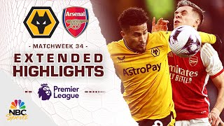 Wolves v Arsenal  PREMIER LEAGUE HIGHLIGHTS  4202024  NBC Sports [upl. by Ellicec248]