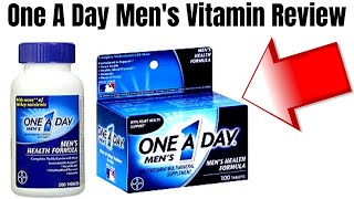 One A Day Mens Multivitamin Tablets Review [upl. by Nalahs]