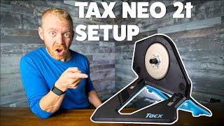 Tacx Neo 2t Setup Best Zwift Trainer [upl. by Dilly604]