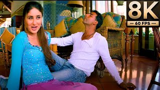 8K Remastered  Gela Gela  Kareena Kapoor Akshay Kumar  Aitraaz [upl. by Anaeel]