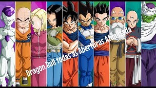 Todas as Aberturas de Dragon Ball Dublado [upl. by Guerra]