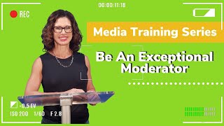 How To Moderate A Panel Discussion Audiences Will Love  Media Training [upl. by Arrol]