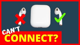 AirPod Not Connecting QUICK amp EASY FIX  Handy Hudsonite [upl. by Ricker]