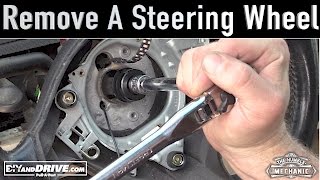 How To Remove a VW Steering Wheel  Salvage Yard Tips [upl. by Cleve]