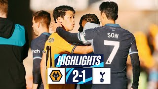 WOLVES 21 TOTTENHAM HOTSPUR  PREMIER LEAGUE HIGHLIGHTS [upl. by Honeyman]