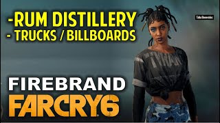 Firebrand Attack Marquessa Rum Distillery and Destroy Marias Trucks amp Billboards  FAR CRY 6 [upl. by Narba]