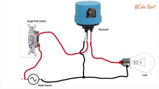 HOW TO WIRE A PHOTOCELL IN A CIRCUIT [upl. by Jonathon]