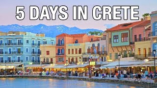 Crete Greece ULTIMATE 5 Day Travel Guide 🇬🇷 [upl. by Lenahc]