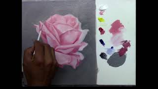 Como Pintar una Rosa [upl. by Claman]