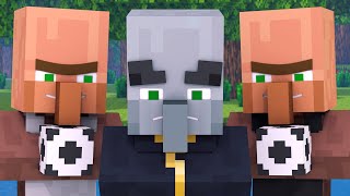 Villager vs Pillager Life 1  Minecraft Animation [upl. by Tsuda]