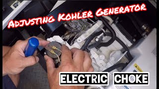 Kohler Generator Electric Choke Fix [upl. by Nyrrek178]