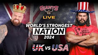 Worlds Strongest Nation 2023 UK vs USA [upl. by Tuhn356]