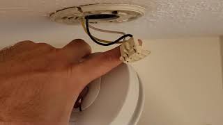 How to disconnect a wired FIREX Smoke Alarm  Fire Detector [upl. by Elon722]