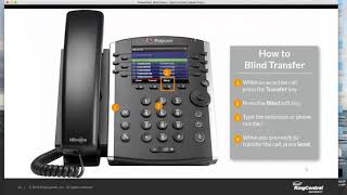 Transferring Calls Desk Phone and App  RingCentral Tutorial [upl. by Torrell449]