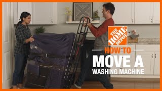 How to Move A Washing Machine  Washers amp Dryers  The Home Depot [upl. by Aaren78]