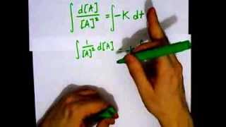 Integrated Rate Law Second Order Reaction [upl. by Spohr]