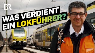 Kindheitstraum Lokführer Das verdient Jörg als Triebfahrzeugführer  Lohnt sich das  BR [upl. by Latvina468]