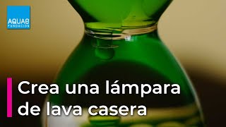 Crea una LÁMPARA de LAVA casera  Experimento [upl. by Garvin]