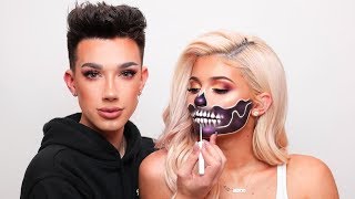 Doing Kylie Jenners Halloween Makeup [upl. by Tally]