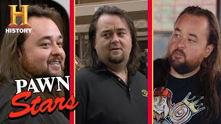 Pawn Stars 10 TOP DOLLAR CHUMLEE DEALS From Care Bears to Flamethrowers  History [upl. by Helbonia617]