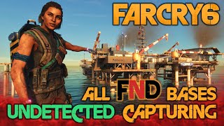 ALL FND BASES UNDETECTED CAPTURING – FAR CRY 6 Stealth Gameplay [upl. by Ennirak]