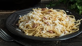 Spaghetti Carbonara Recipe [upl. by Leveridge]