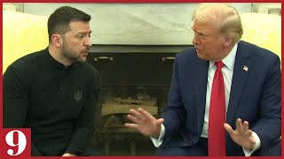 Trump And Zelensky Engage In A Heated White House Confrontation [upl. by Egamlat661]