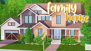 AN ACTUAL FAMILY HOME 🏡 the sims 3 speed build [upl. by Ttej]