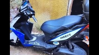 Electric Moped Battery Replace Yadea EM163 Harrier [upl. by Naik]