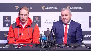 Alun Wyn Jones and Wayne Pivac Press Conference at Launch of the 2020 Guinness Six Nations [upl. by Arob]