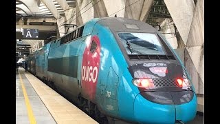 High speed Train TGV Eurostar OUIGO in France [upl. by Ailemor688]