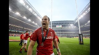 Wales Celebrate after winning the 2019 Grand Slam  Guinness Six Nations [upl. by Quinta]