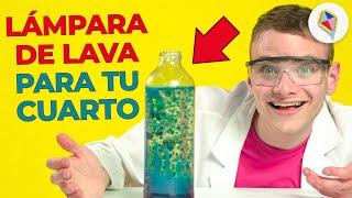 TUTORIAL 🔔 La manera MÁS FÁCIL de hacer una LÁMPARA DE LAVA  Pegamente [upl. by Anoyk858]