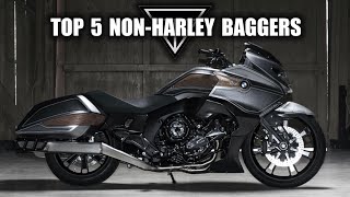 Top 5 NonHarley Baggers [upl. by Aitercal472]