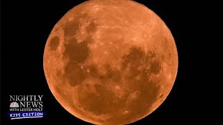 Supermoon How Did The Pink Moon Get Its Name  Nightly News Kids Edition [upl. by Akeemat155]