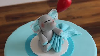 Tutorial Elefant modellieren aus Fondant  Elephant  Sallys Welt [upl. by Eladal694]