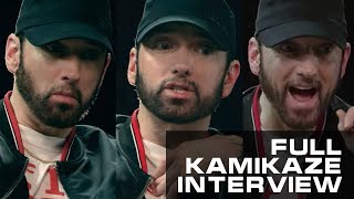 Full Interview Eminem about Kamikaze MGKs diss Joe Budden Tyler the Creator and more 2018 [upl. by Assirol]