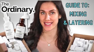 The Ordinary  ULTIMATE GUIDE TO MIXING amp LAYERING SKINCARE [upl. by Kramer]