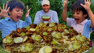 Egg Biryani Recipe Revealing Royal Flavours Through Village Cooking Process Il [upl. by Abernon]