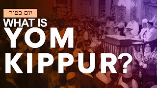 What is Yom Kippur The Jewish High Holiday [upl. by Vierno]