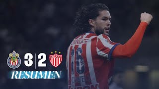 CHIVAS 32 NECAXA J13  FEROZ REMONTADA del REBAÑO [upl. by Aicelef]