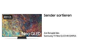 Samsung Neo QLED TV 2021 Sender sortieren [upl. by Eedoj]