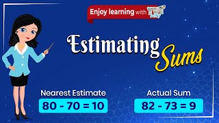 Estimating Sum For Kids Math  TutWay [upl. by Bunting438]