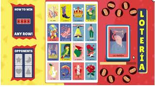 Lotería game Google Doodle  This Playable Doodle allows you playing with your Friends Online [upl. by Liamaj23]