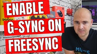 Enable GSYNC On A Freesync Monitor Or Display [upl. by Eenot]