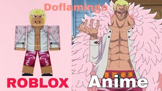 How to make doflamingo outfit on roblox [upl. by Acirdna]