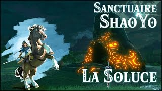 SHAOYO  SANCTUAIRE  ZELDA BOTW [upl. by Zilber574]