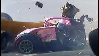 Fatal accidente en la F2 en Spa murió Anthoine Hubert [upl. by Ariela]